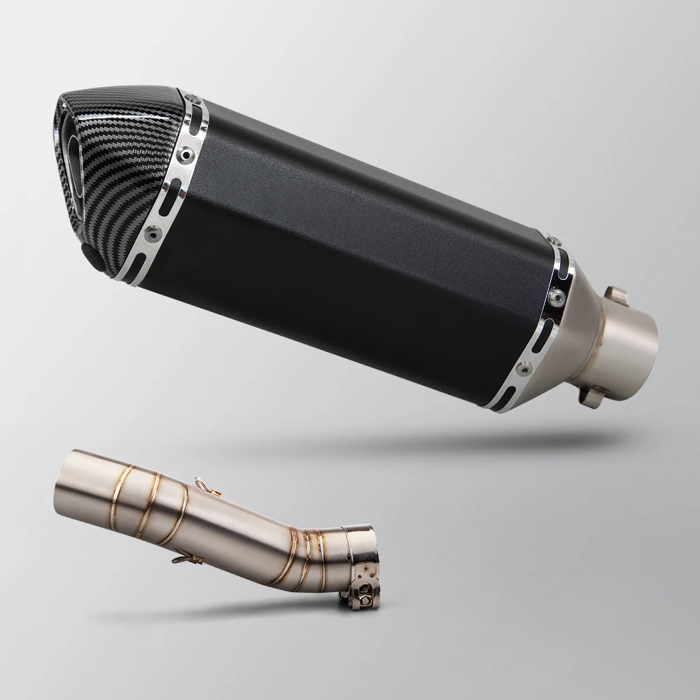 

Motorcycle Exhaust Slip on 370MM Muffler For Honda CBR500R CB500F CB500X NX500 CBR400R CB400F CB400X NX400 2016-2026