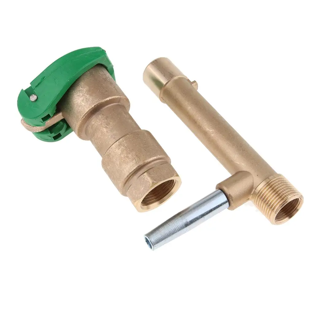 

Brass Water Connectors Water Intake Valve Mini Irrigation Systems, Green