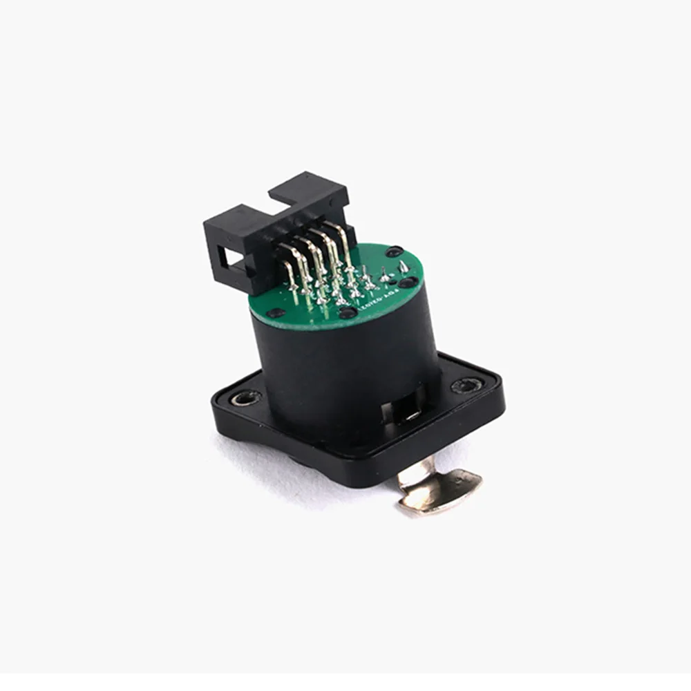 1pc RJ45 with PCB Board Connector,D Type RJ45 CAT5/5E/6 Network 8P8C Female Panel Mount Sockets,RJ45 Ethernet Extension Adapter