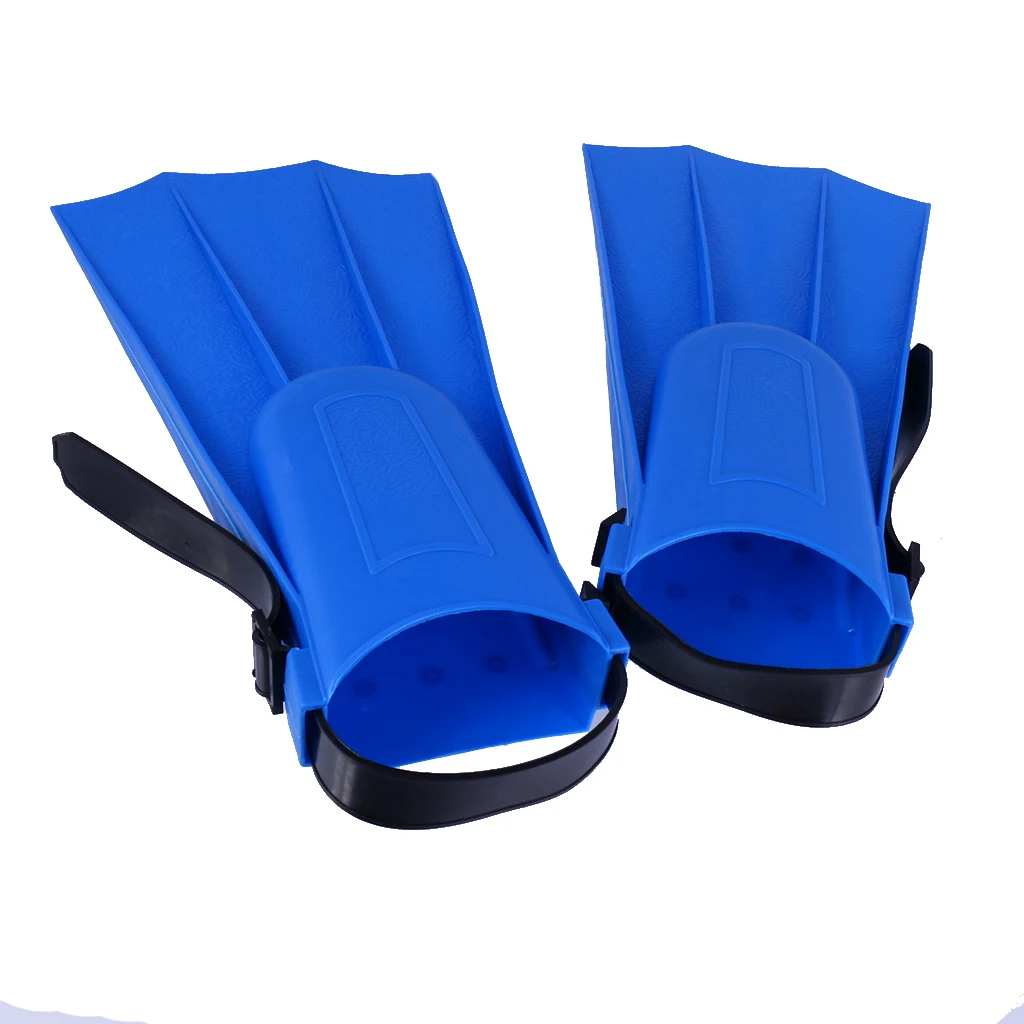 Diving Flippers Diving Fins Adjustable Swim Fins Training Long Flippers Scuba Diving Swimming Snorkeling With Adjustable Strap