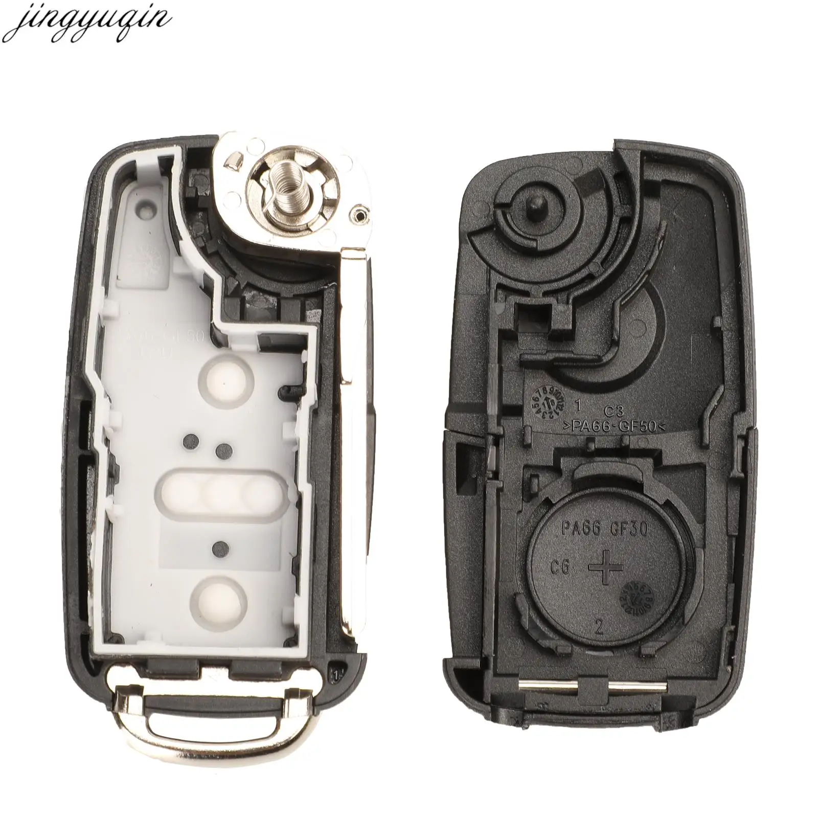 Jingyuqin Remote Key 315/434MHz ID48 For Volkswagen VW Golf 4 5 6 Jetta Passat CC Tiguan Polo Beetle Touran 1J0959753AG/DA/AH/AM