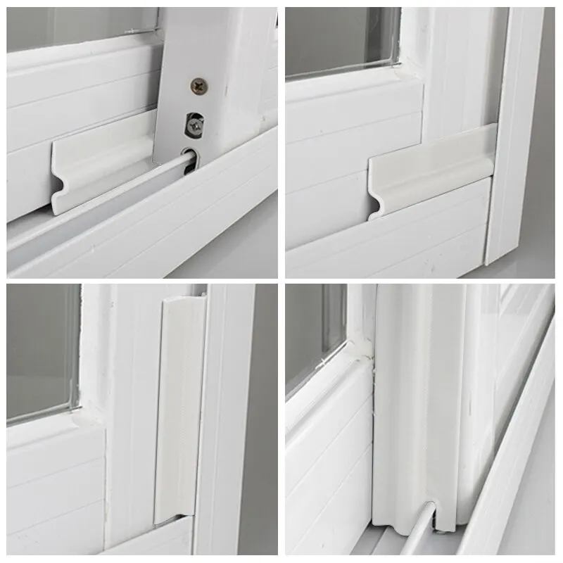 Sliding Type Window Sealing Strip Door and Window Seam Windproof Sound Insulation Self-adhesive Sealing Strip Warm Blocking Wind