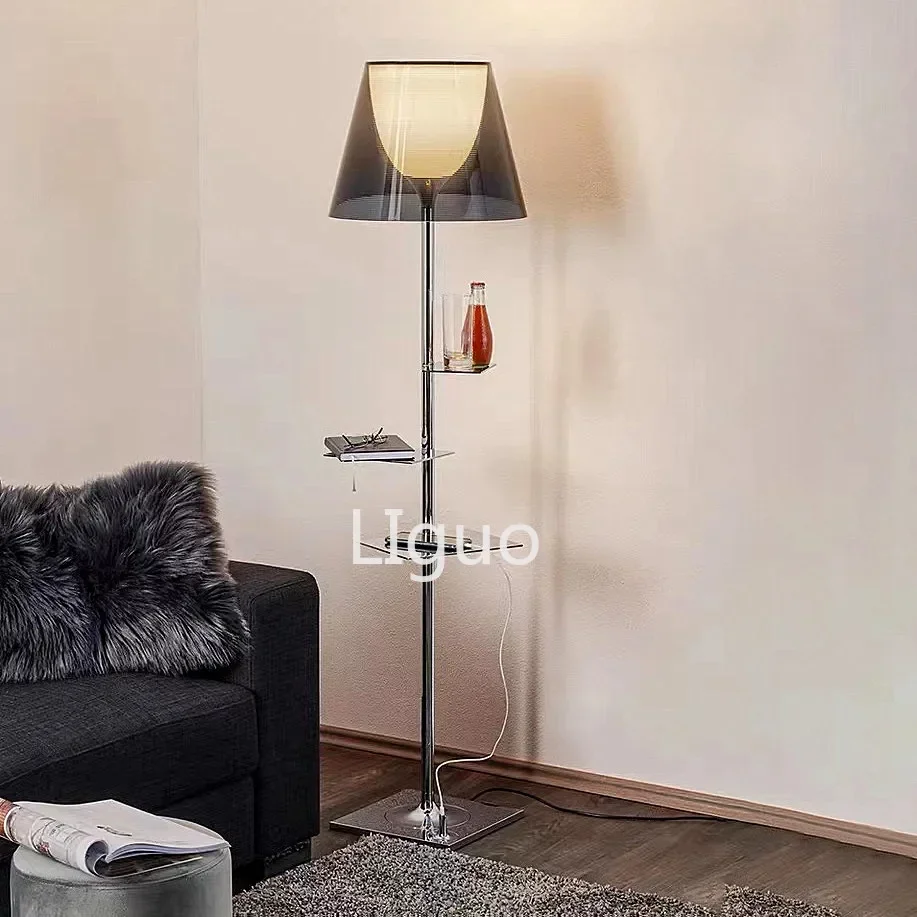 

Ktribe floor Lamp With shelf Italian replica design lamp Creative acrylic lights Eye Protection coloured bedroom night light