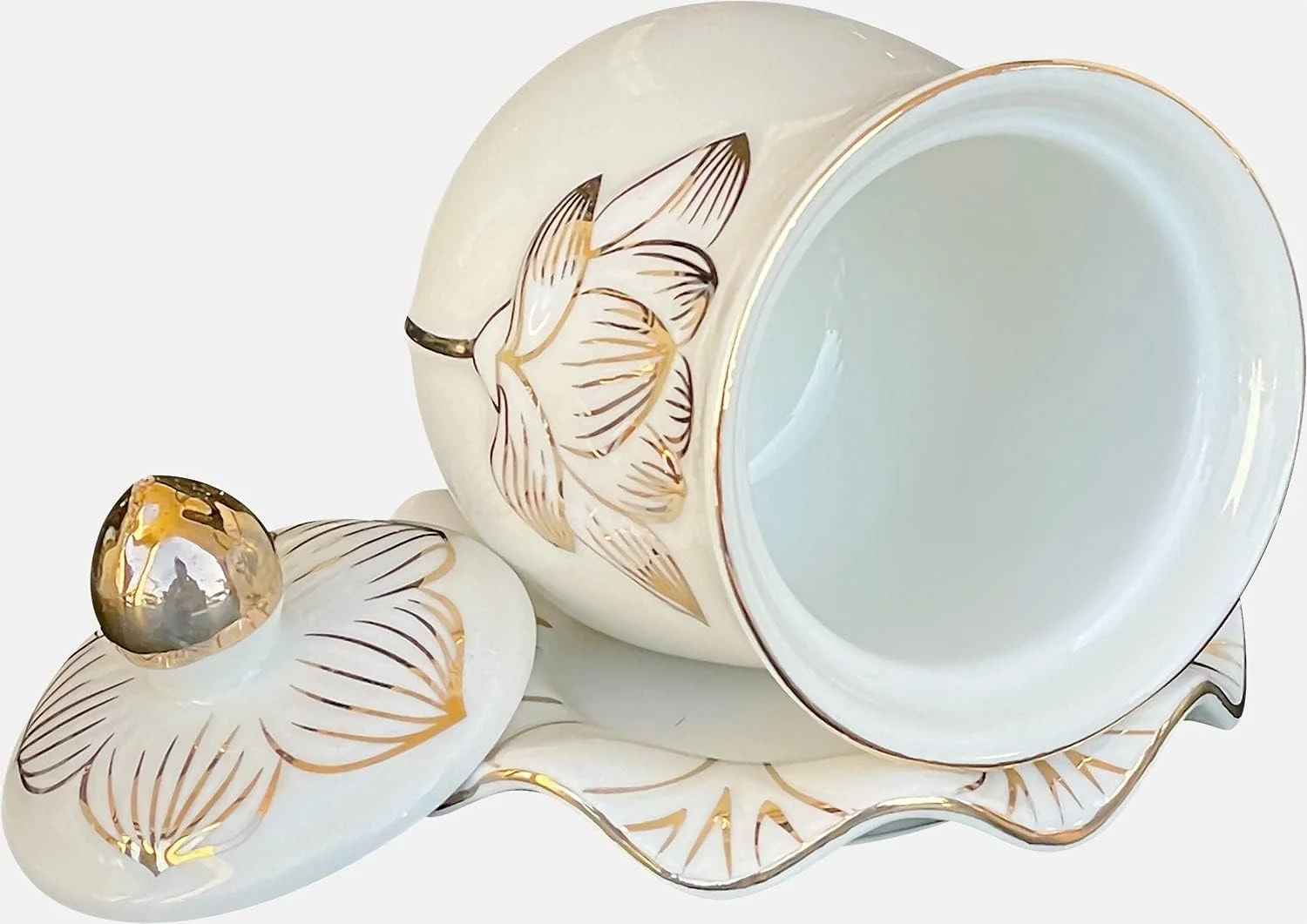 1pc Ceramic Altar Cup, Holy Water Offering Cup, Tibetan Buddhist Worship Cup