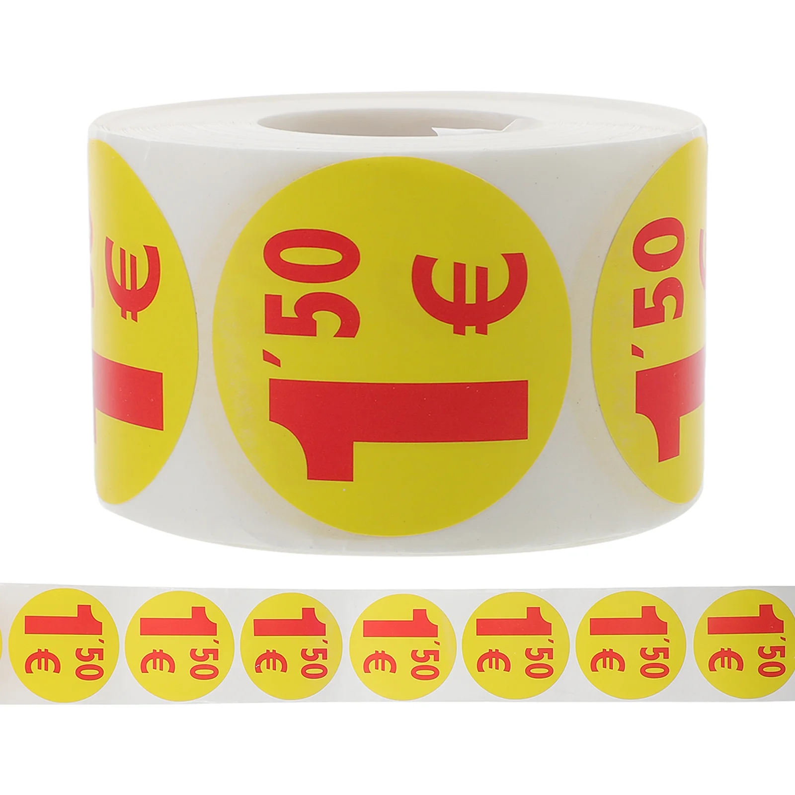 

1 Roll Colorful Round Price Label Stickers Adhesive Paper for Sale Pricing Market Retail Small Business Tags Sale Stickers