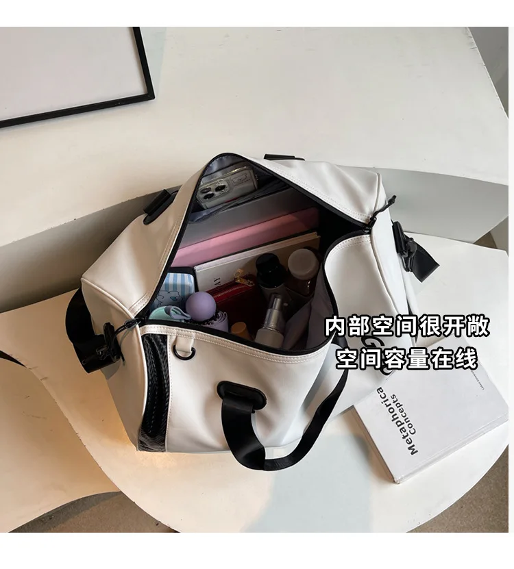 حقيبة يد رياضية متعددة الوظائف للفصل الجاف والرطب مع حزام كتف واحد لاستخدام اللياقة البدنية