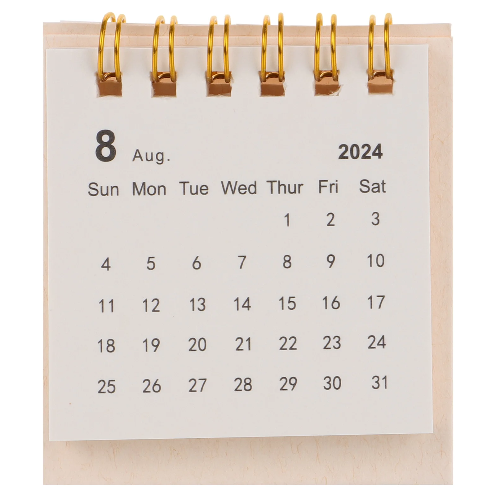 Petit calendrier de bureau sur pied, calendrier de poche, table en papier rabattable, bureau mensuel pendant la journée