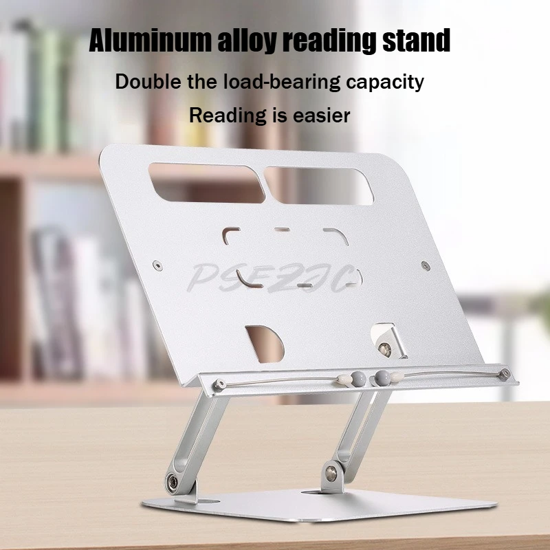 Aluminum Alloy Reading Stand Multifunctional Reading Tool with Adjustable Lifting Reading Bookshelf N72 Tablet Computer Stand