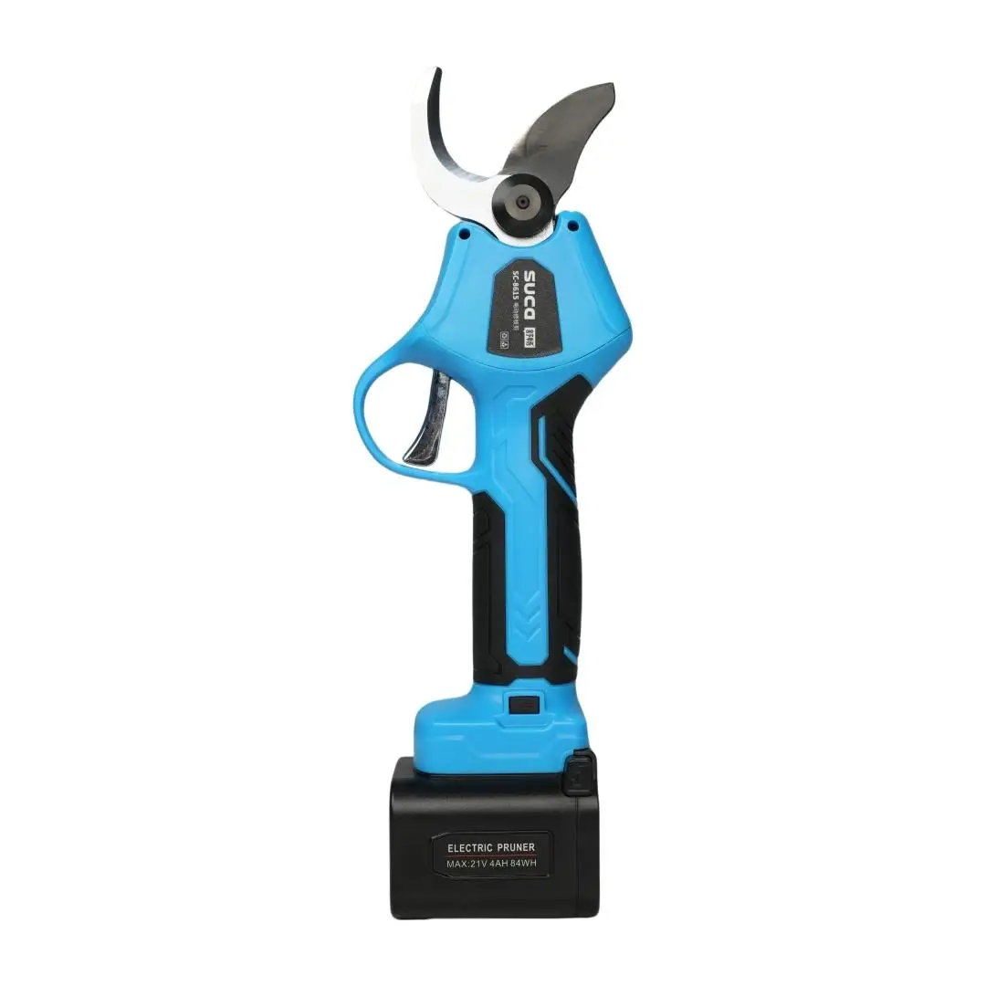 

40Mm 21V 4Ah battery powered manual pruning shears, non-slip handle electric branch shears