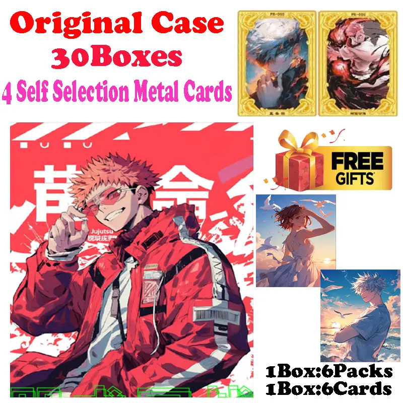 Najnowsze etui hurtowe Jiujiu Jujutsu Kaisen JJK Global Trading Collection Card Japońskie anime Gojo Nanami ACG TCG Hobby Prezent