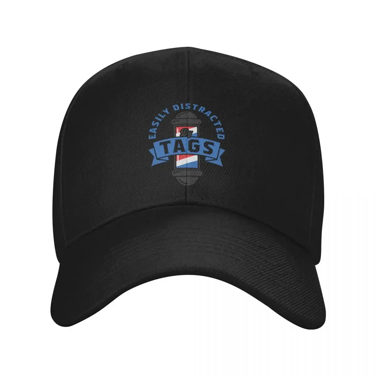 Easily Distracted by Tags Barbershop Quartet Singer Baseball Cap Wild Ball Hat Beach Boy Women's