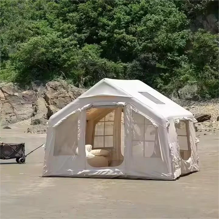 

5-Minute Quick Setup Camping Inflatable Tent for 4-6 Person, Lightweight and Portable air Tent for Family Outdoor Camping
