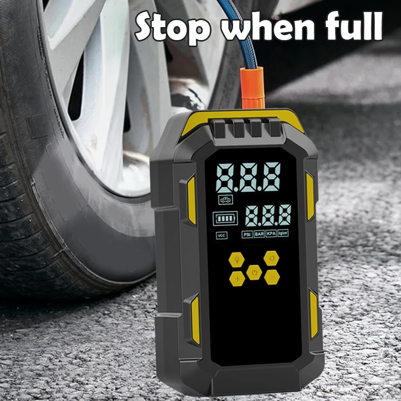

Car mounted wireless inflation pump portable car electric pum sedan tire pressure automatic inflation charging