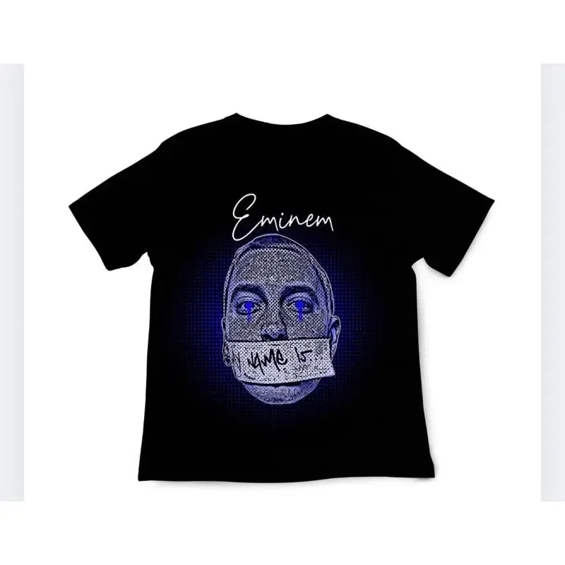 Vintage 2002 Eminem Rap T Shirt Mens Large Black Anger Management Tour Reprint