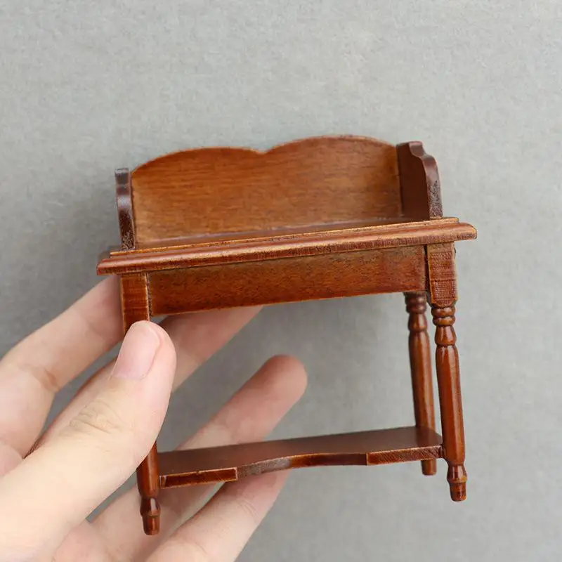 Hot Sale 1/12 Dollhouse Miniature Dressing Table Desk Table Furniture Home Model Decor Toy Doll House Accessories