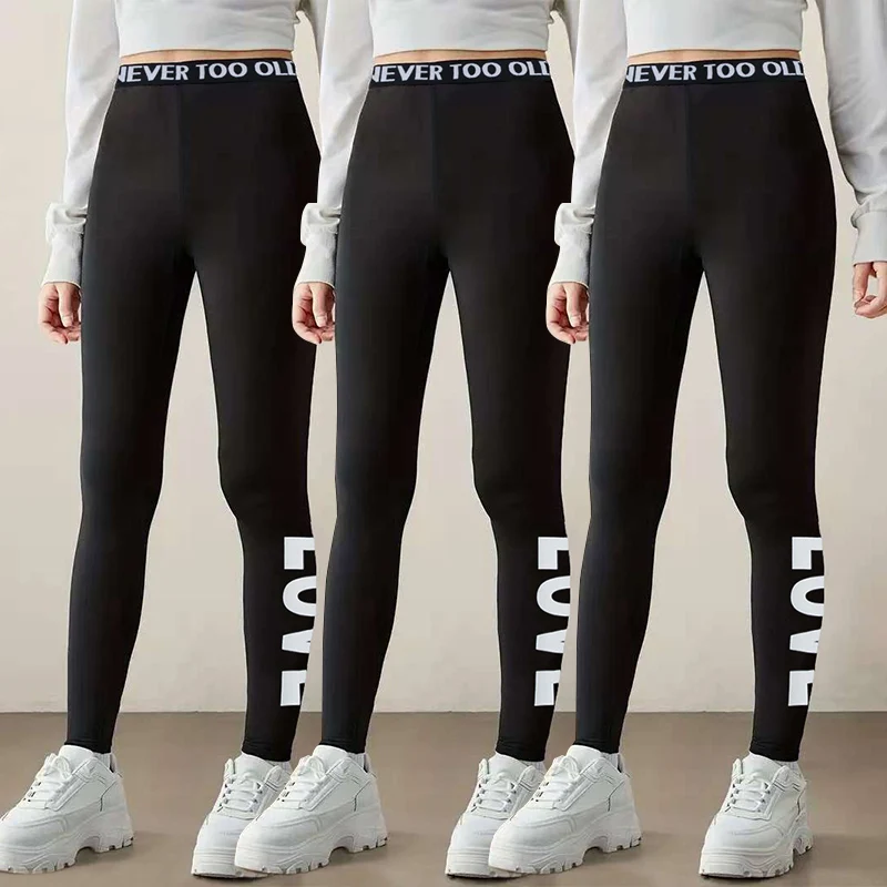 1/3 قطعة مجموعة من أربعة فصول الفتيات طماق الرياضية غير رسمية للأطفال حجم كبير الجري وركوب الدراجات اليوغا السراويل سليم صالح السراويل