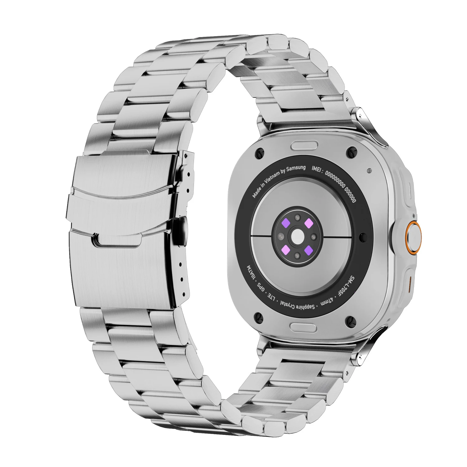 Metallarmband für Samsung Galaxy Watch Ultra2 2026 2025 Luxus Herrenarmband Edelstahlarmband für Samsung Galaxy Ultra 47mm. – Detail 27