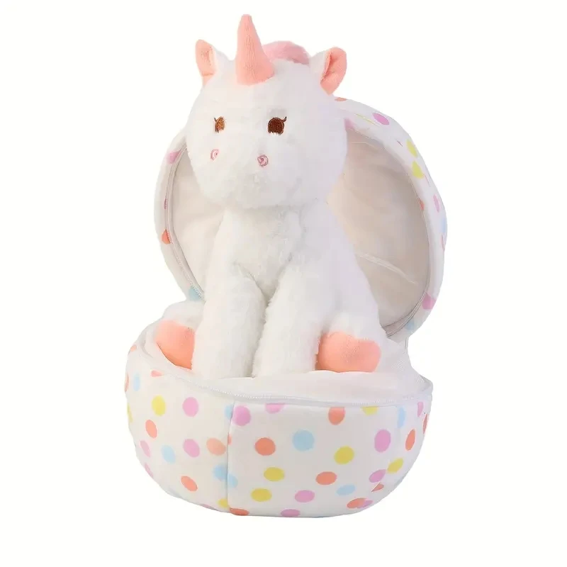 

2 in 1 Unicorn Plush Toys Unicorn Egg Plush Doll Ultra-Soft Lovable Companion Home Decor Unicorn Birthday Party Gift