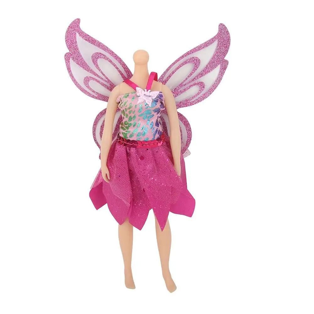 Ropa para muñecas hecha a mano, vestidos de hadas, falda de gasa brillante bonita a la moda, falda de ala de mariposa de 10 estilos para muñeca BJD 1/6 y 30cm