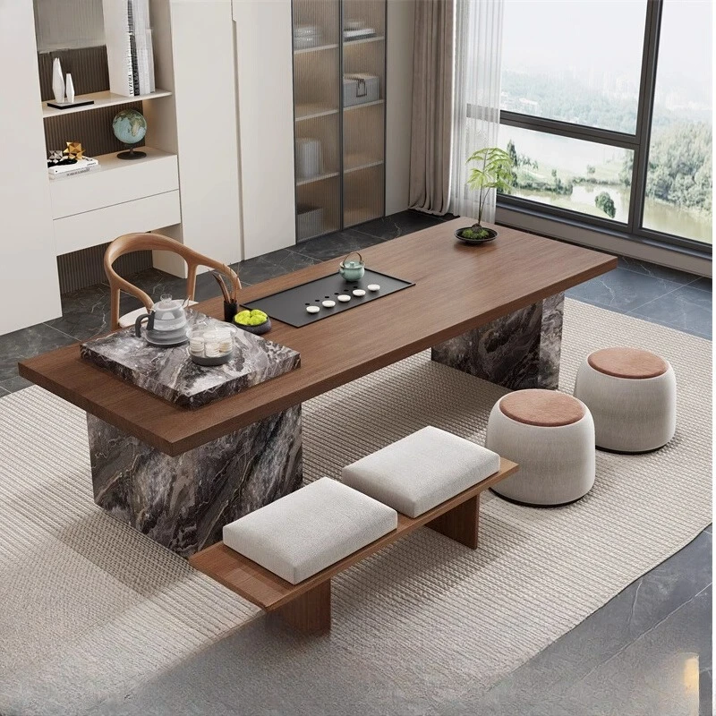 

Wood Aesthetic Office Desk Luxury Large Modern Conference Standing Computer Desk Organizer Modern Mesas De Escritorio Furniture