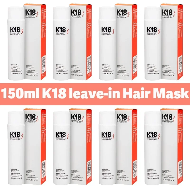 

150ml K18 Leave-in Hair Mask Molecular Repairs Dry Damaged Hair 5 Seconds Repairing Smoothing Nourish Straightening Hair Care