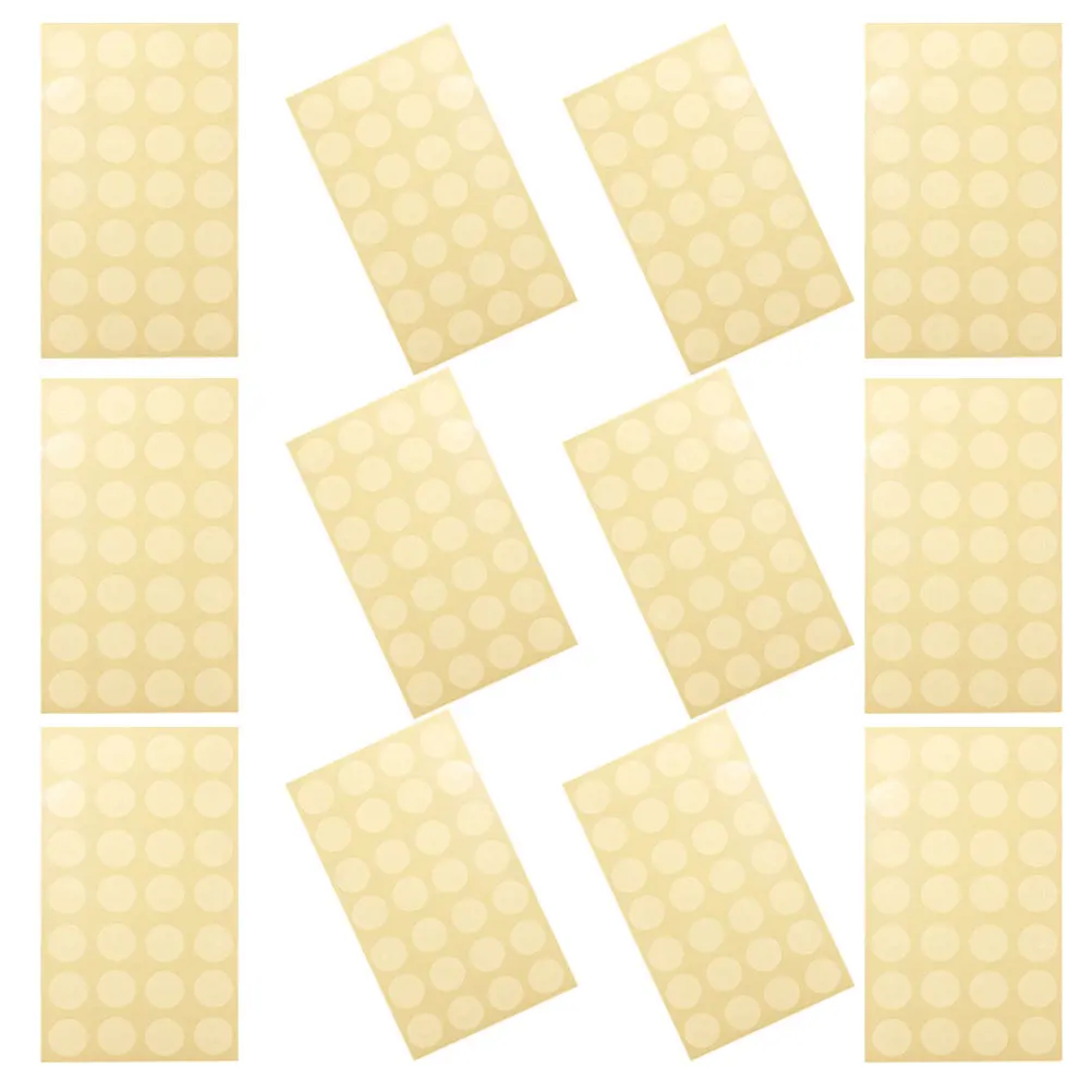 12Sheets Self-Adhesive Loose-Leaf Hole Reinforcement Stickers Paper Hole Protectors for Binder Planner Notebook