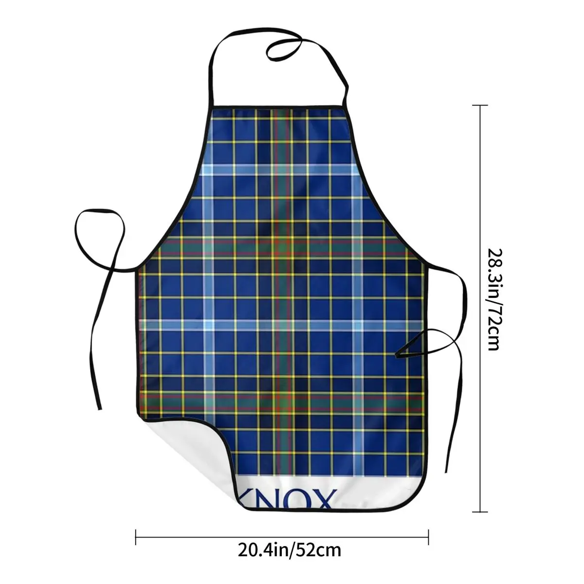 Clan Knox Tartan Aprons Chef Cooking Cuisine Tablier Waterproof Bib Kitchen Cleaning Pinafore for Women Men Painting