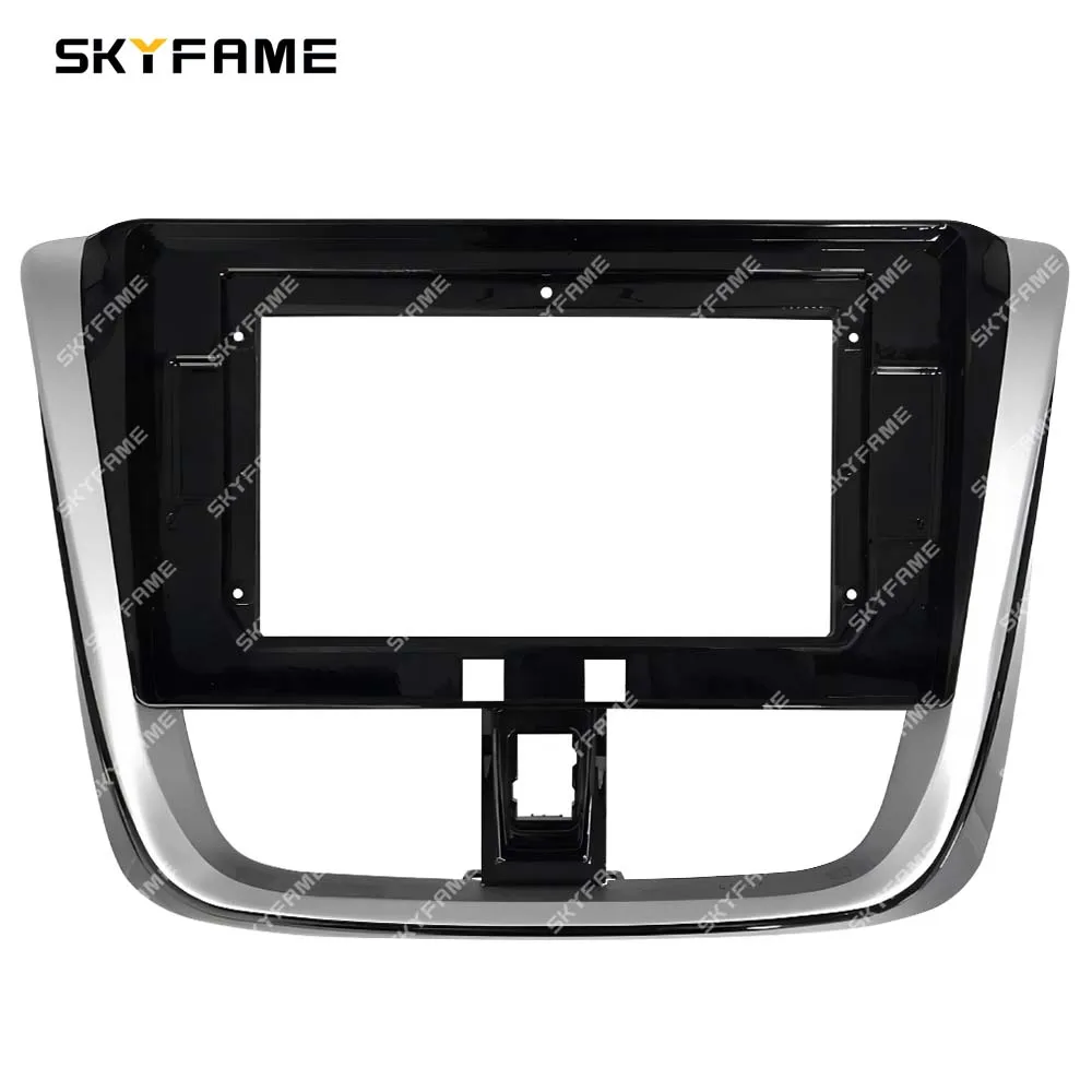 SKYFAME автомобильная рамка, лицевой адаптер, Android радиоприемник, комплект панели для установки приборной панели для Toyota Yaris Vios