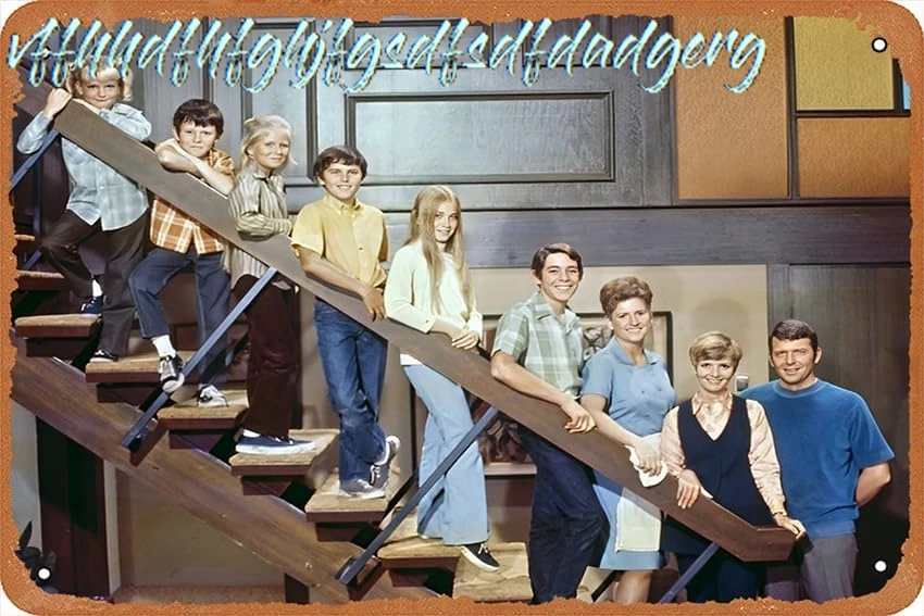 The Brady Bunch Vintage Retro Metal Tin Sign Pub Bar Man Cave Club Cafe Decoration 8 x 12 inch sign