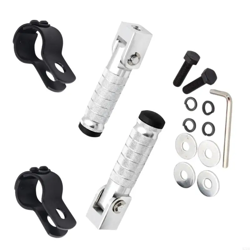 M76E Motorcycle Rear Foot Pegs for Dedicated Passenger Foot Placement