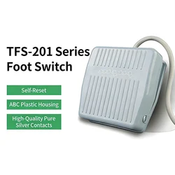 FS-201 VFS-201 Foot Switch Series Foot Switch Pedal Foot Control Switch 250V 10A