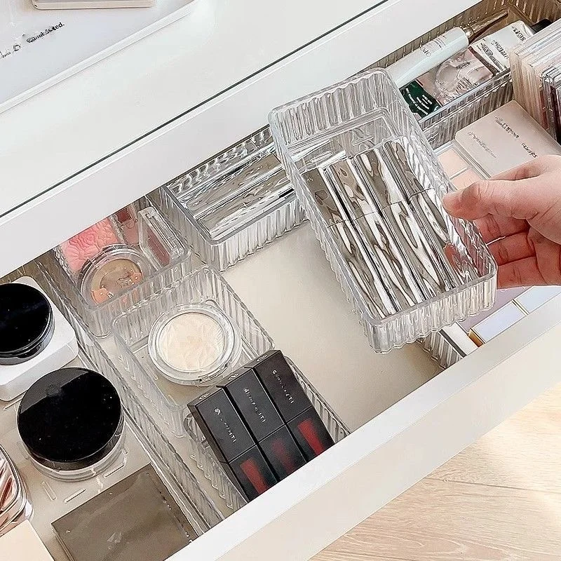 17-Piece Set of Transparent Ve - Desk Setup Productivity 评论和价格
