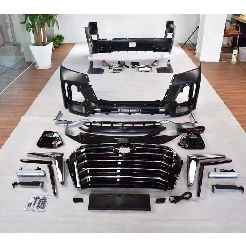High Quality Hot Sale New Condition Body Kit With Rear And Front Bumper Grille Cut-Outs Fog Light +