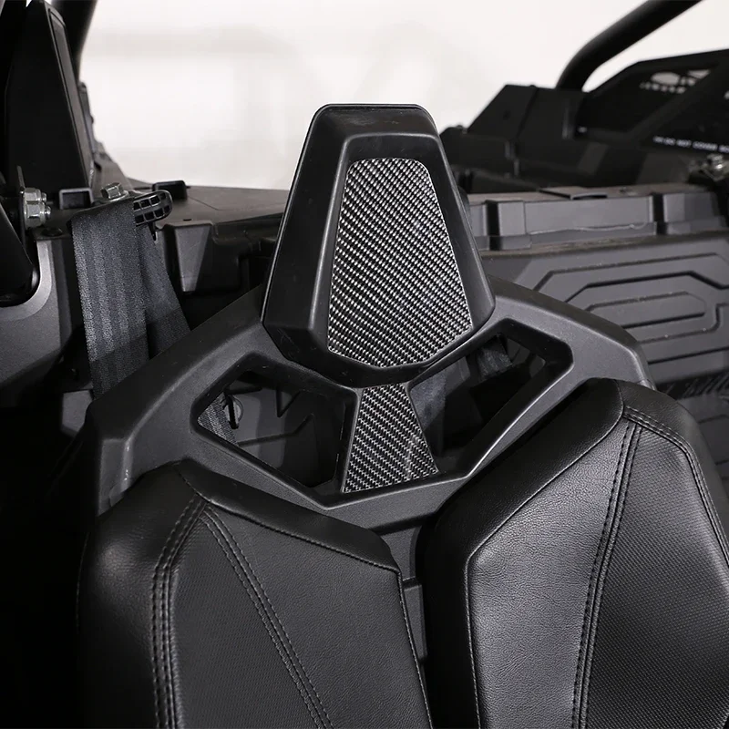 Dry Carbon Fiber Sheet Car Center Console Panel Cover Sticker For Polaris RZR PRO XP 2021 UTV Car Interior Accessories