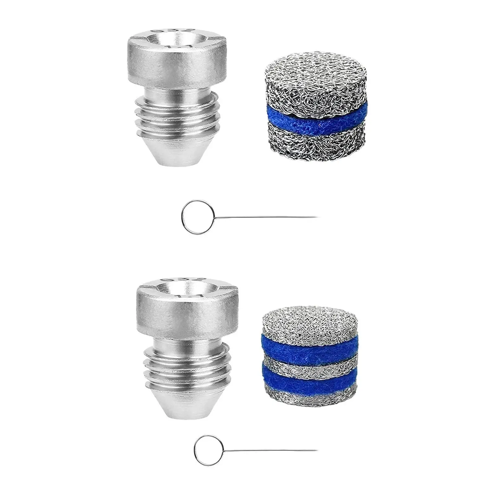 Orifice Nozzle Foam Maker Mesh Kit Equipment Replacement with Cleaning Tool