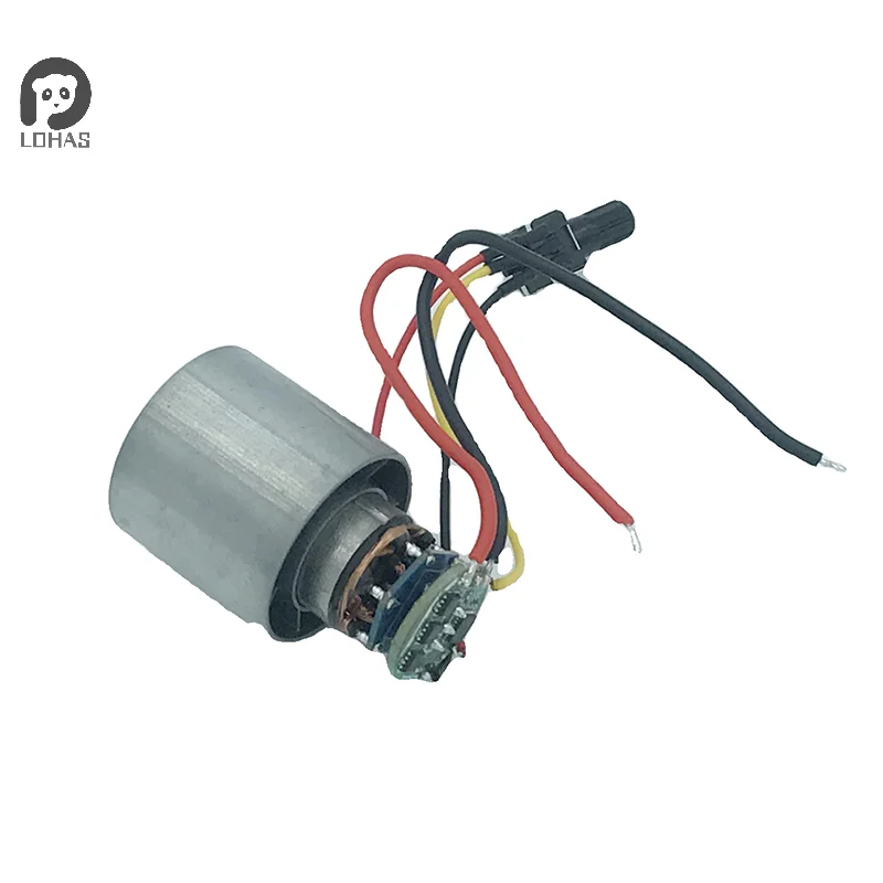 DC 9/12/24V 5A 3.5A Mini Brushless Motor 100000RPM High-speed CNC Aluminum Alloy Impeller Ducted Fan Stepless Speed Regulation