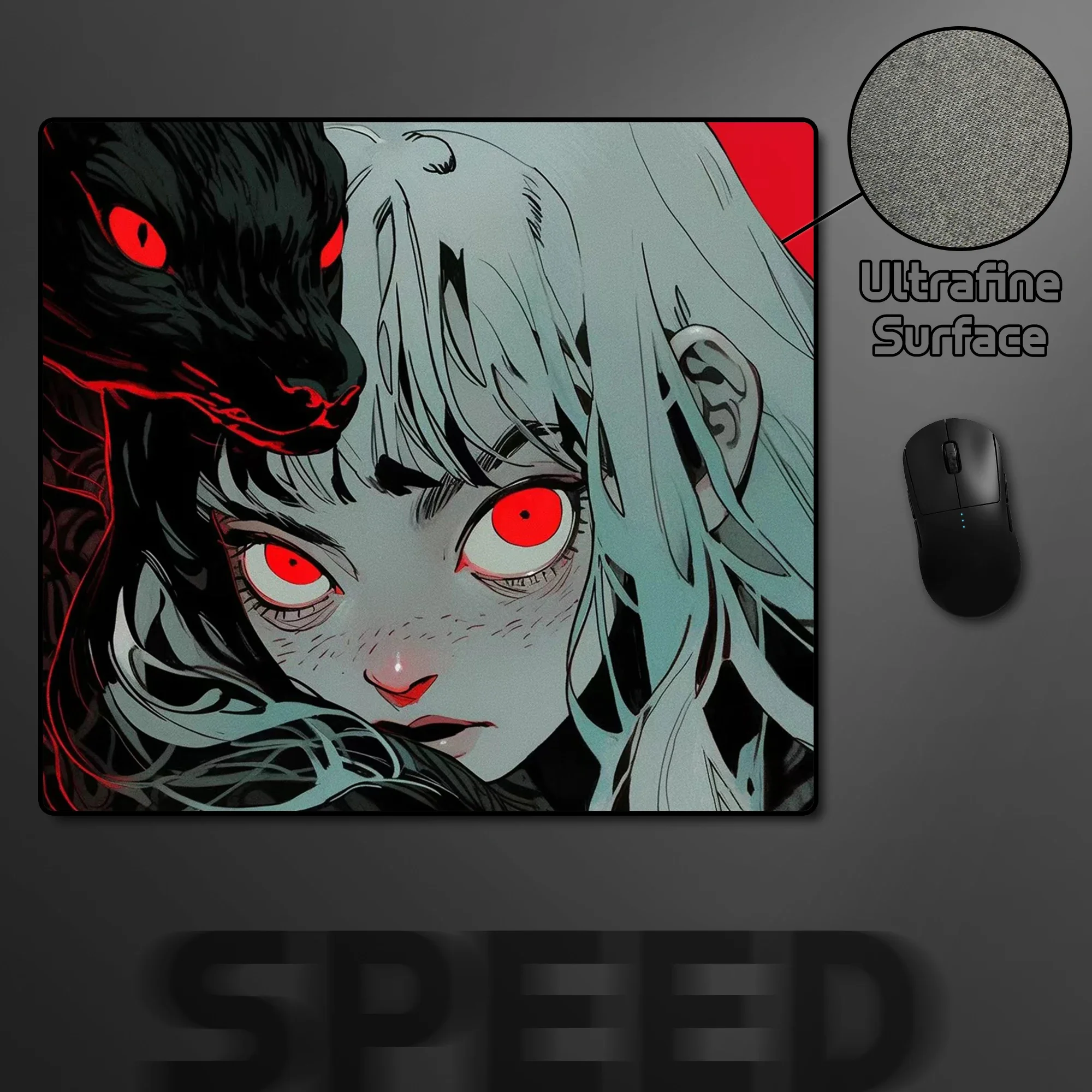 

High-end luxury gaming mats XL 450x400mm anime mouse pad rubber non-slip base locking craft desk mat laptop office pads