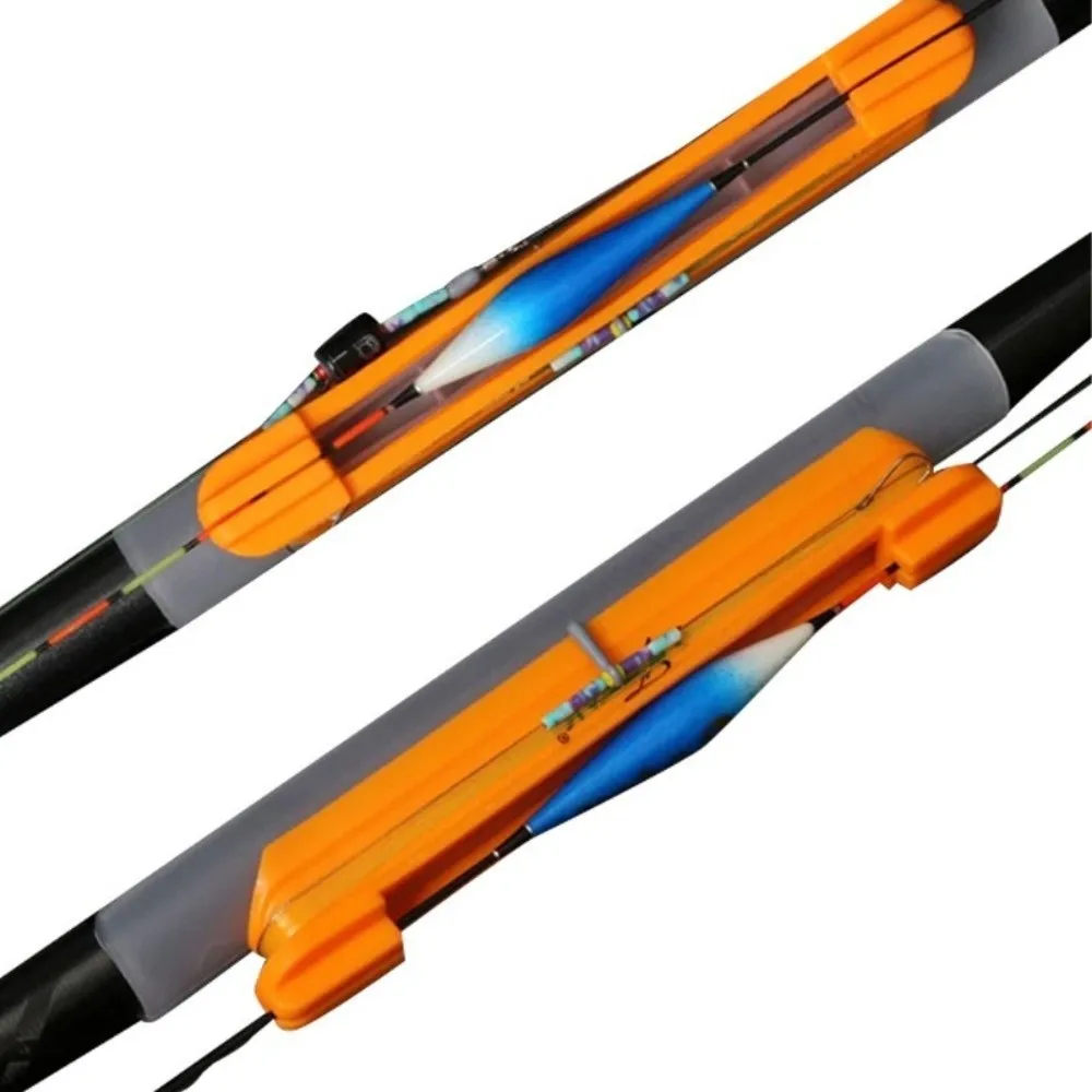 2pcs Random Color Fishing Tackle Pole Float Winder ID16-19mm Winding Wrapped Fishing Rod Winder Hand Pole Hand Pole Plate