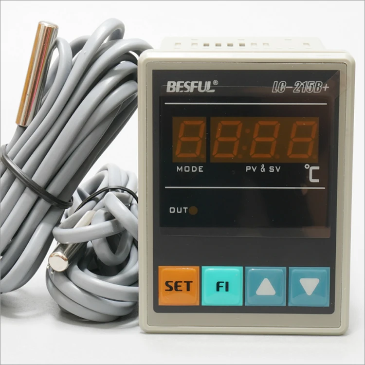 LC-215B+ temperature control thermometer temperature difference temperature difference controller with 2 sensing lines