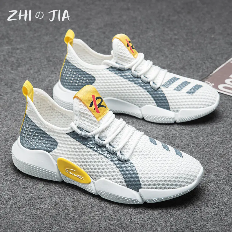 

Summer Men's Popular Casual Shoes 2025 New Mesh Knitted Breathable Sneaker Outdoor Walking Tourism Driving Lightweight Footwear
