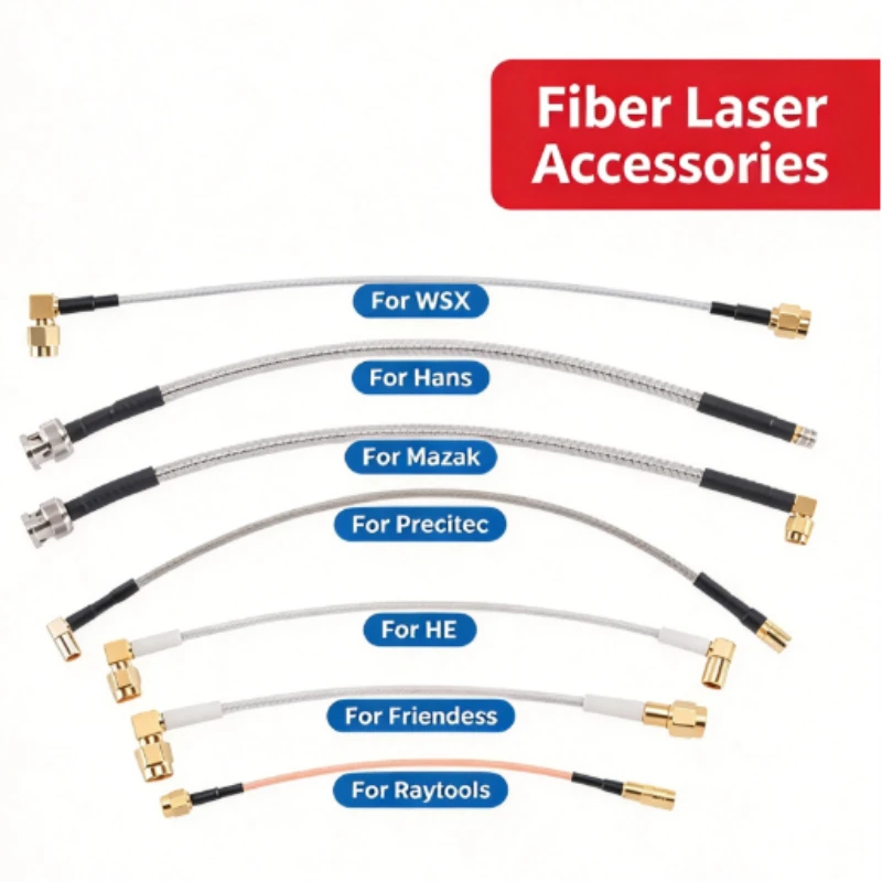 Sensor Cable Transformer Wire SMB-SMA TTW Line For Hans WSX Raytools Fiber Laser Cutting Head BT240 BM109 BT220 BM111