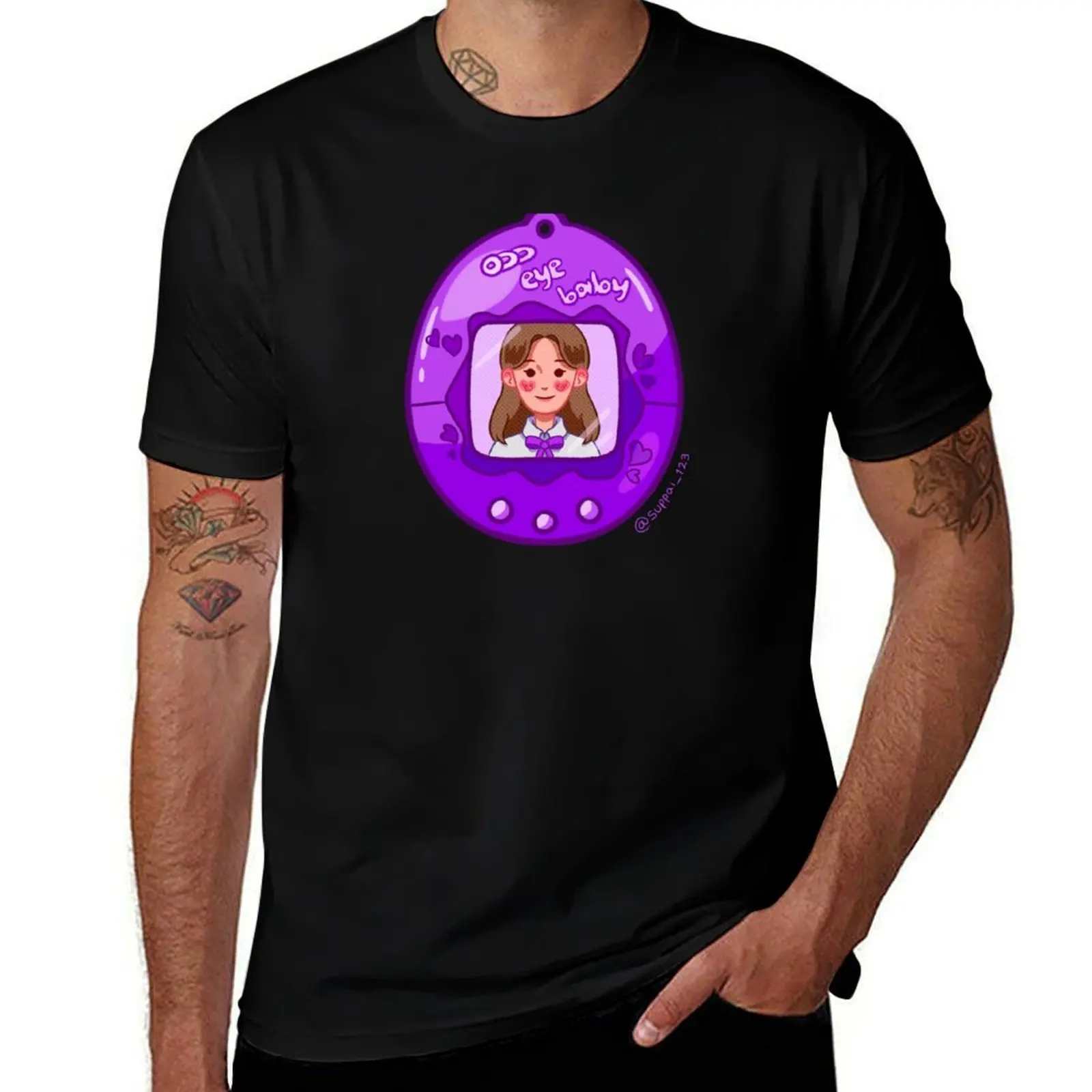 Футболка LOONA Choerry Tamagochi, рубашка на заказ для мальчиков, белая быстросохнущая мужская одежда