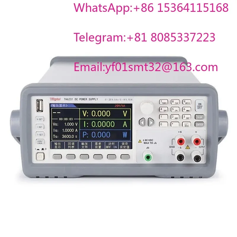 TH6301 TH6402 TH6501 Programmable Linear DC Power Supply High Precision Program Controlled Lab Bench DC Power Source