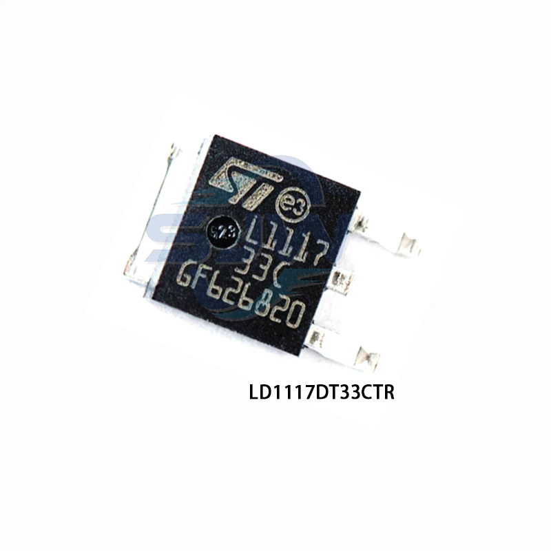 LD1117DT33TR LD1117DT33CTR LD1117S33CTR encapsulation TO2523  SOT223 Linear regulator (LDO) chip (Beat 1=5PCS)