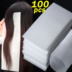 Disposable Hair Dye Foam Paper Bleaching Dyeing Styling Tool Coloring Highlighting Strips Hair Salon Wraps Dye Paper Accessories