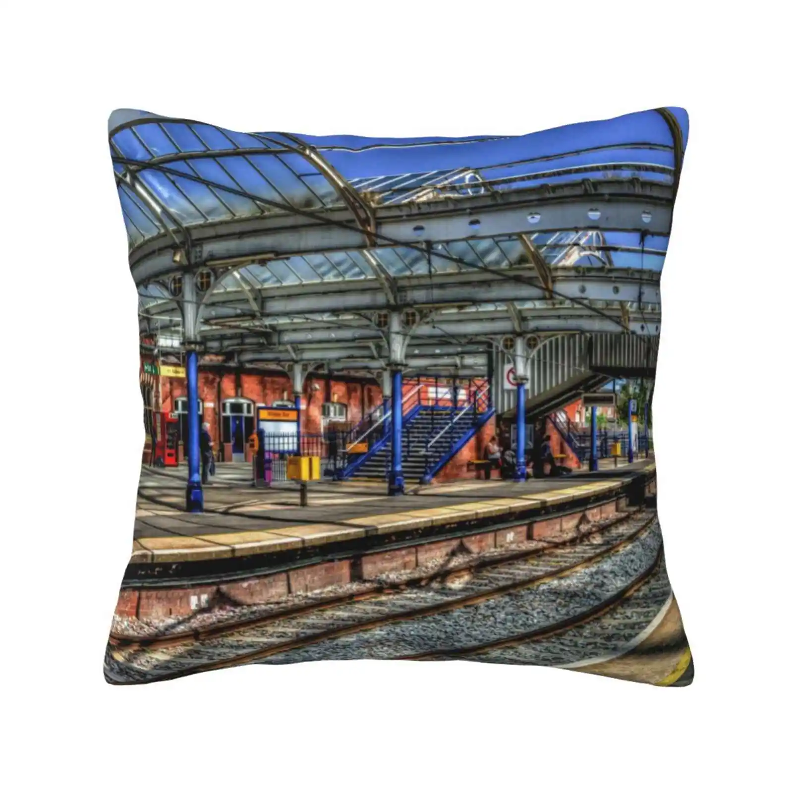 Whitley Bay Metro Station Bedroom Office Hug Pillowcase Hdr Whitley Bay Metro Tyne And Wear T W Railway Station Nexus Newcastle