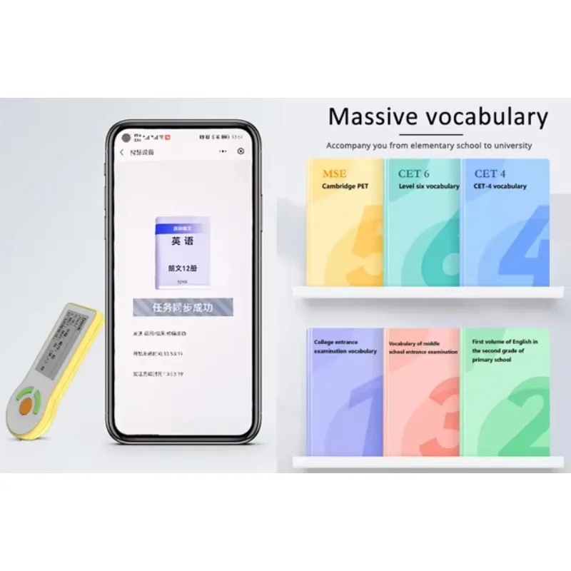 

2025 hot sale Portable E-Ink Screen Electronic Dictionary Kids' Educational Device Talking Language Translation Word Card Machin