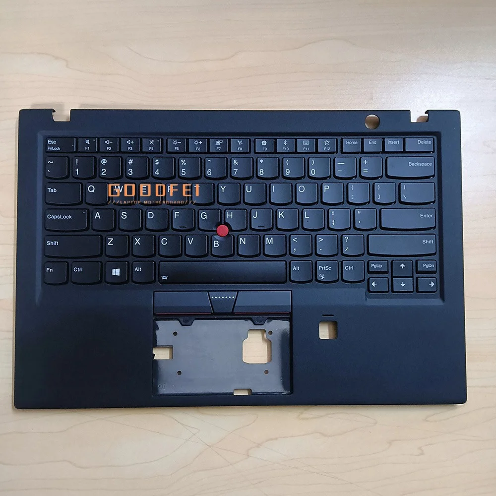 

Thinkpad X1 Carbon 5TH Gen 5 US Laptop Keyboard Bezel Palmrest Upper Case C Cover Notebook Accessories Black For Lenovo