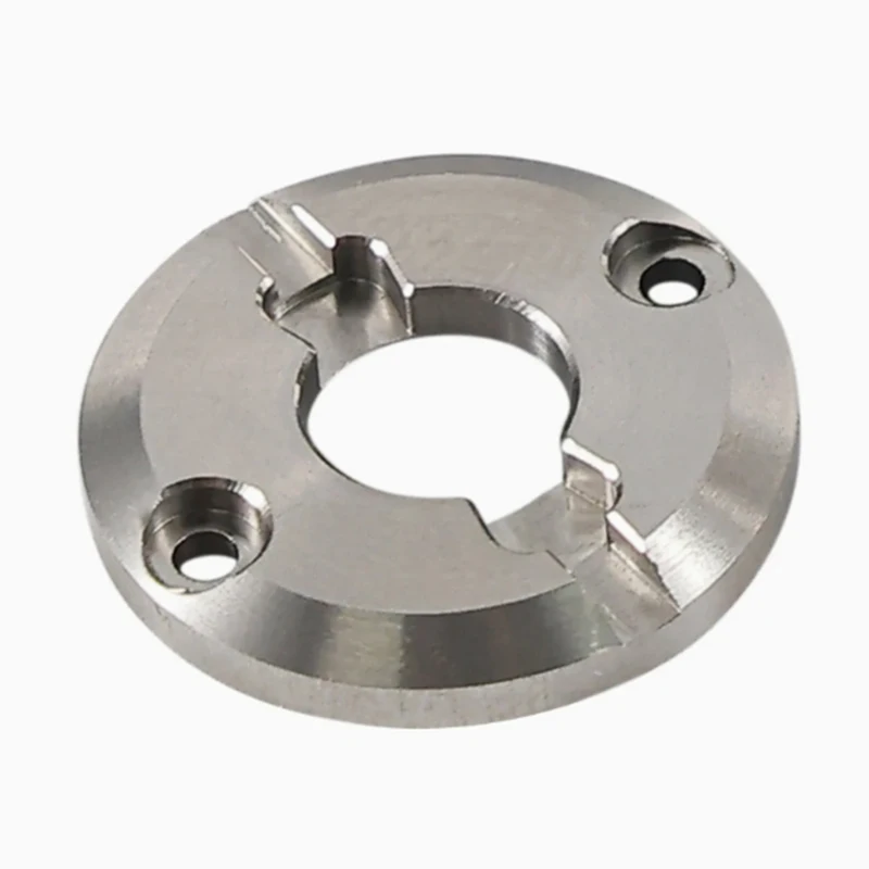 High Precision 5 Axis CNC Machining Center Stainless steel material with a positioning groove and a porous disc