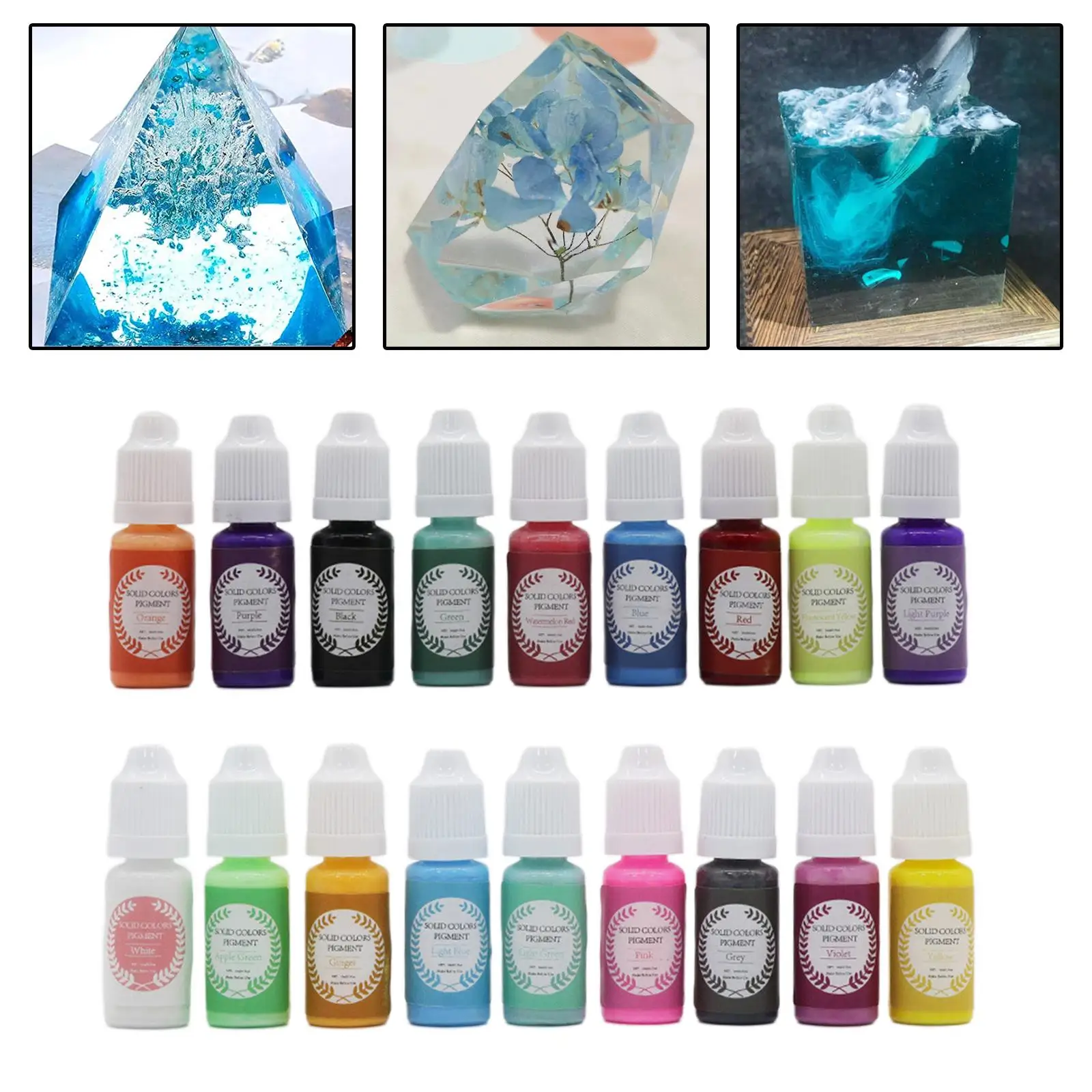 Alcohol Ink 18 Concentrated Colors for Petri Dish That Manufacture